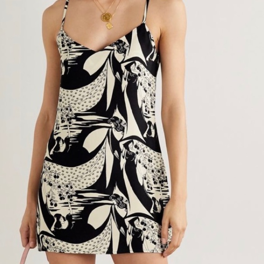 Reformation Seville Mini Dress in Persephone